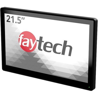 Faytech FT215TMCAPOB Touchscreen monitor Energielabel: G (A - G) 54.6 cm (21.5 inch) 1920 x 1080 Pixel 16:9 1.5 ms HDMI, DisplayPort, VGA, USB-B,
