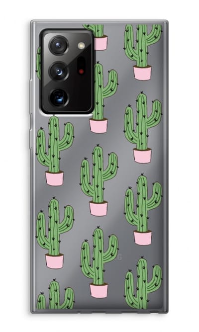 Case Company® - Hoesje geschikt voor Samsung Galaxy Note 20 Ultra hoesje - Cactus Lover - Soft Cover Telefoonhoesje - Bescherming aan alle Kanten en Schermrand