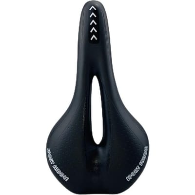 Fietszadel Gel MTB Mountain Racefiets Zadel Comfortabel Zacht Fietskussen Hometrainer Zadel voor Mannen en Vrouwen zwart
