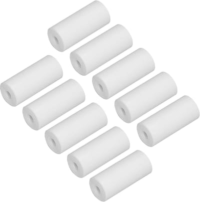 Dailygoods- Thermische Papierrollen 57x25mm - 10 Stuks - Geschikt voor Mini Pocket Printer - Bedrukbare Rollen - Hoogwaardige Kwaliteit - Duurzaam Papier - Kassabonpapier