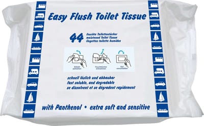 Yachticon vochtige toiletdoekjes voor mobiel toiletten - set van 4