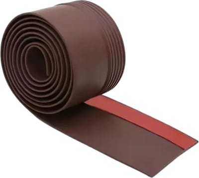 Nivard Tochtstrip - Tochthond - Windstopper - Deurborstel - Tochtband - Tochtstopper - Tochtkussen - Kussen Voor Deur - Draft Stopper - Bruin