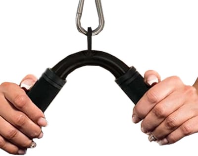 Kabelmachine Accessoires - Fitness Hulpstuk - Spierversterking Thuis - Ergonomisch Ontwerp - 29 cm Lengte - Meerkleurig