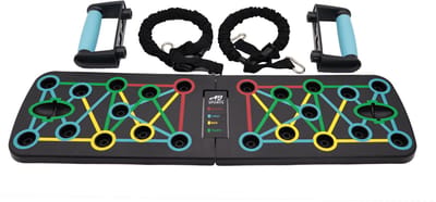 AJ-Sports Push up bord met Weerstandsbanden - Push up bars - Push up - Push up grips - Opdruk bord fitness - Opdruksteunen - Push up Board - Fitness - Krachttraining