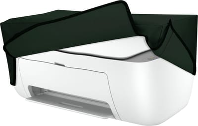 kwmobile hoes geschikt voor HP DeskJet 2755e / DeskJet 2720e / 2710e / 2820e / 2721e - Beschermhoes voor printer - Stofhoes in donkergroen