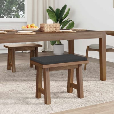 vidaXL - Bankkussen - Sherpa - Stof - Donkergrijs - Diepte - 35 - cm