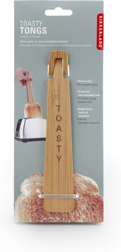Set van 2 Bamboe Tongs voor Salade of Toast - Duurzaam en Sterk