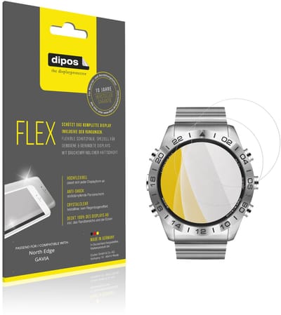 dipos – 2x Beschermfolie geschikt voor North Edge GAVIA | 3D Full Cover Screenprotector | 100% Passend