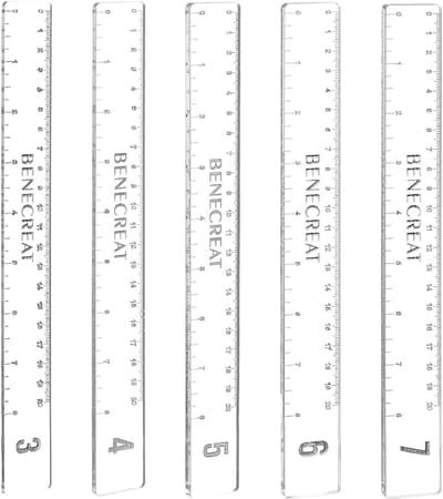 10-delige Set Dieptemeters voor Polymer Kleimodellering - 29.5 x 250 mm