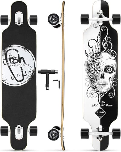 Kwaliteits Skateboard met 8 Lagen Esdoorn Dubbel Kickdeck voor Tieners en Volwassenen