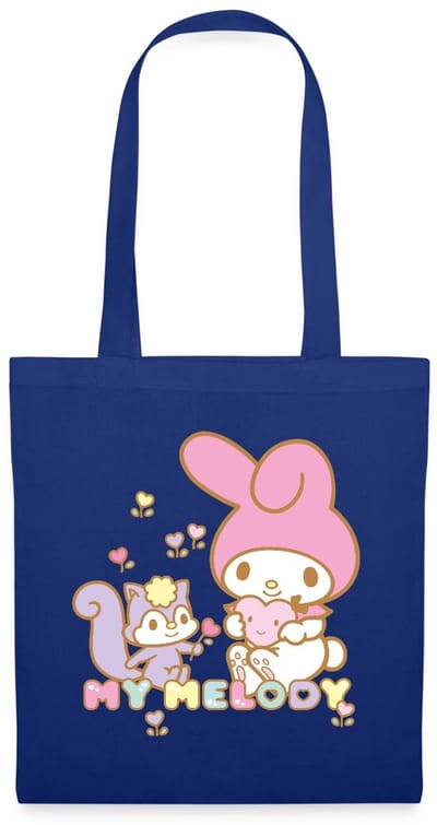 My Melody Plukt Hartbloemen Met Risu Tas Van Stof Schoudertas