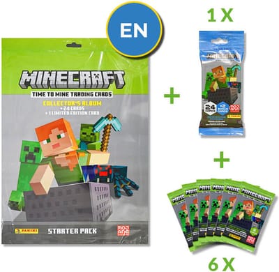Panini - Minecraft 2 Trading Cards - Promo Pack EN