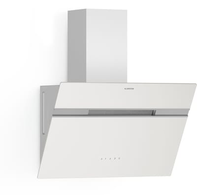 Klarstein Afzuigkap Alina 60cm Afzuigkap, 600 m³/h Luchtstroom, A-Energie-efficiëntie, LED-verlichting, Stil 68 dB, touchbediening, Recirculatieoptie, Wit - 120 cm - voor Keuken - Koolstoffilter Energiezuinig - Dampkap - Wasemkap
