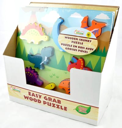 Houten Legpuzzel 30x30cm met grote figur - Dieren Houten puzzels