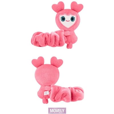 TWICE LOVELY Scrunchie - DIT IS VOOR Movely pink