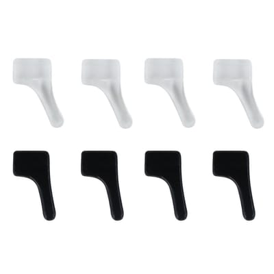 Dailygoods- Brillenhouder Antislip - Brillen-oorgrepen - Oorclips - Siliconen - 4 Paar - Comfortabele Brilstabilisatorhaken