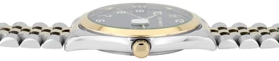 JUST WATCH Herenhorloge Metall uit Edelstahl met datumaanduiding, 3 ATM waterdicht, inkortbaar