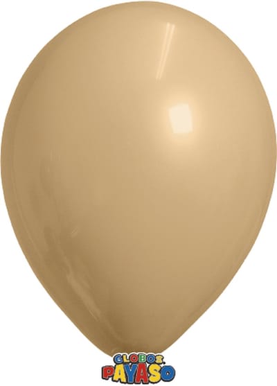 Zakje met 15 beige / skin ballonnen - 30cm doorsnee (12 inch) - Biologisch afbreekbaar - huidskleur