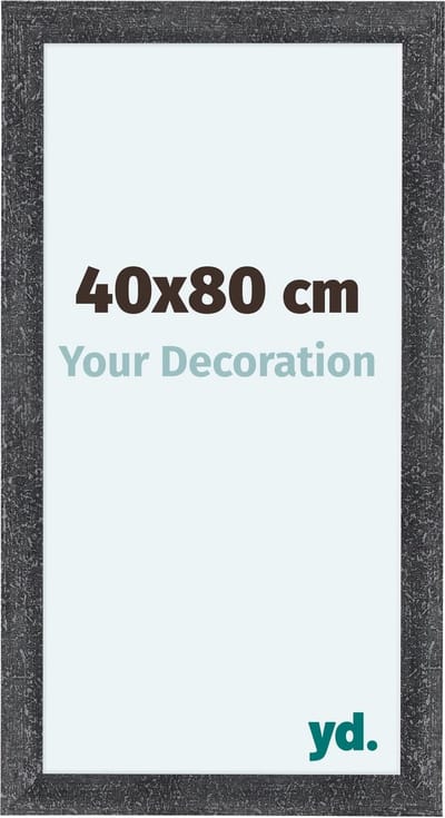 Your Decoration - Fotolijst 40x80 cm - MDF - Grijs Geveegd - Como