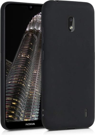 Hoesje Geschikt voor: Nokia 2.2 - Silicone - Zwart