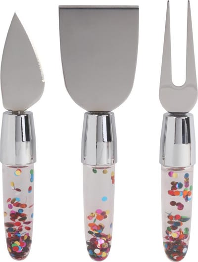 dci FLOATING CONFETTI CHEESE KNIVE