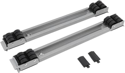 Store_8 - Mobiele Roller - Wasmachine Slider - Heavy Duty - Zilver - Meubilair Beweegbaar - 300kg Draagvermogen - Geschikt voor Koelkast