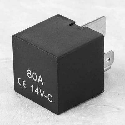 Allecto - Auto-Relais - 14V 80A - Compact en Duurzaam - 4-pins Stopcontact - Lambda Relais - Ideaal voor Auto en Boot - Vervangbaar Model