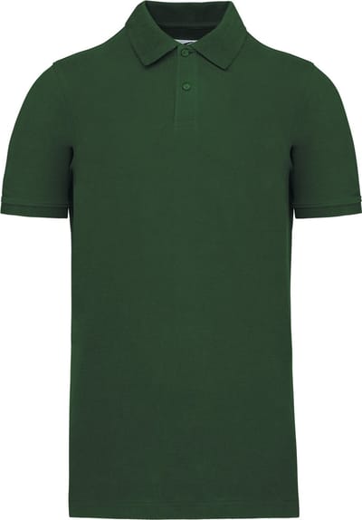 Biologische Piqué herenpolo 'Bio180' merk Kariban Forest Green - S