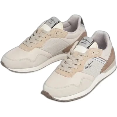 Pepe Jeans London Logo Schoenen Beige EU 36 Vrouw