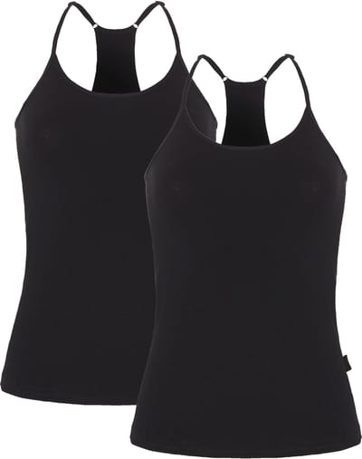 O'Neill Dames Racerback Top 2-Pack Zwart - Maat S