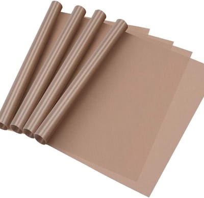 4-Pack Teflon-vellen voor Hittepers - Heat Press Sheet - Warmteoverdracht Papier - 33 x 40 CM Antiaanbak Teflon-vellen - voor Bakken/Strijken