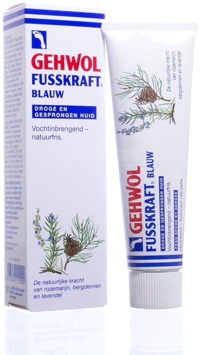 Gehwol Fusskraft blauw - vochtinbrengend voor droge en gesprongen huid -75ml