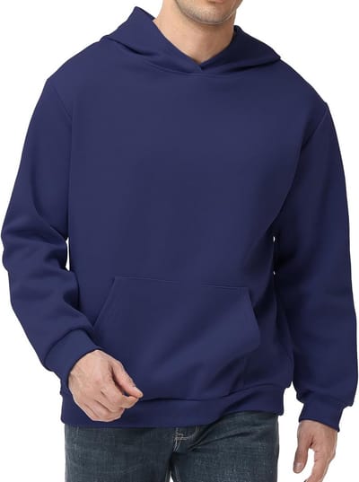 Heren Hoodie Katoen Zacht Zonder Print Ademend Comfortabele Trui