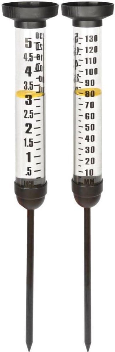 Regenmeter Tuin - Watermeter Balkon - Tuinonderhoud Meten - Drijvende Schijf - 105 cm Hoog - Transparant