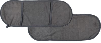 Hondenhanddoek microvezel - antraciet grijs - 65 x 24 cm.