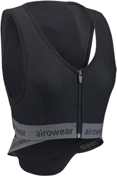 Junior Rugbeschermer - Paardrijden Bescherming - Veilig Rijdend - Machinewasbare Hoes - Medium Regular - Zwart