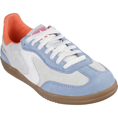 Skechers Hotshot For The Win Leren Dames Sneakers Lichtblauw/multi