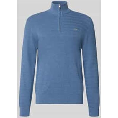 Gebreide pullover met opstaande kraag