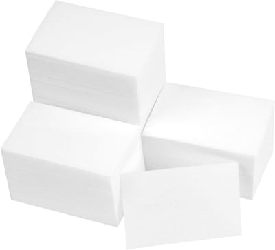 Manicure Wattenpads - Pluisvrije Doekjes - Nagelverzorging - Zacht Vliesmateriaal - 300 Stuks - Wit