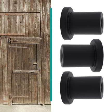 Dailygoods- Deurs Spacer 3x3.5cm - 8 Stuks - Geschikt voor Schuifdeuren/Garage Deuren/Kelderdeuren - Corrosiebestendig - Vermindert Trillingen/Lawaai - Stabiele Installatie - Deursysteem