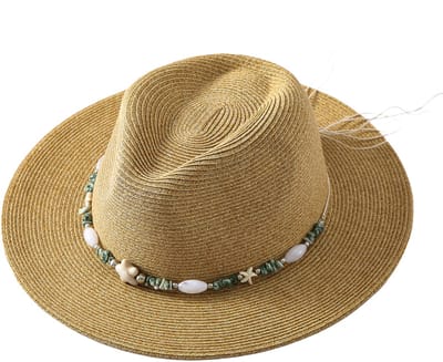 Emilie collection - hoed - riet - Ibiza hoed - schelpen - zonnehoed