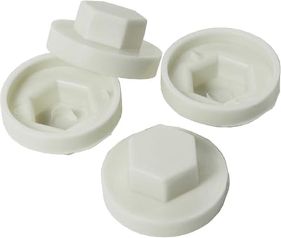 Afdekkappen Gevelbouw - Schroefdoppen - Gevelbekleding - EPDM Weerbestendig - 16 mm - Ral 9002