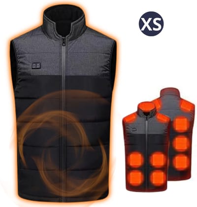 Bovista Verwarmde Bodywarmer - Heated Vest - Elektrische Bodywarmer - Extra Warm - Oplaadbaar - Unisex - Maat XS - Grijs