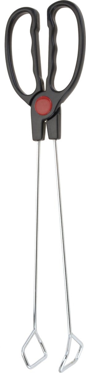 BBQ Collection Vleestang - met kartelrand - metaal - 35 cm - Barbecue/bbq tangen