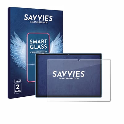 2 Stuks Savvies Screenprotector - geschikt voor Biegedy B25 10.1" - beschermfolie glas transparant