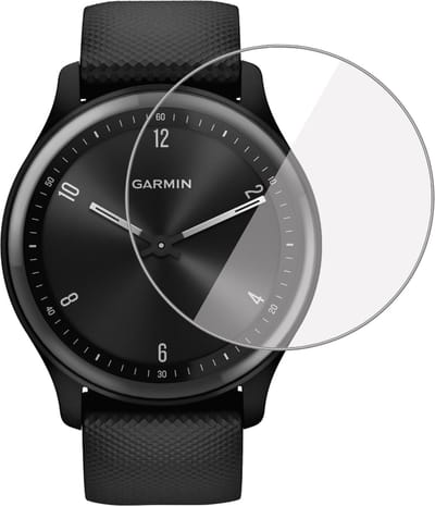 Screenprotector geschikt voor Garmin Vivomove Sport - Folie Screen Protector geschikt voor Garmin Vivomove Sport