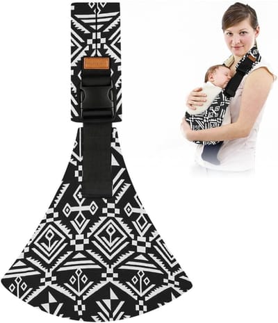 Draagzak voor Baby's en Peuters met Verstelbare Schouderbanden - Ergonomische Draagdoek