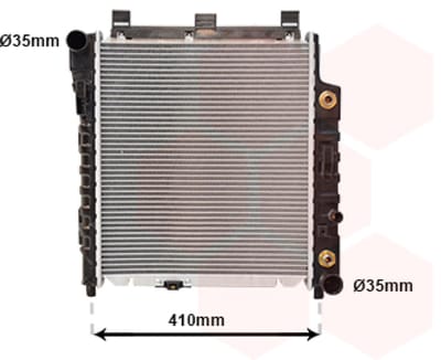 Van Wezel - RADIATOR VOOR MERCEDES BENZ SLK-CLASS R170 1996-2004 1705000402