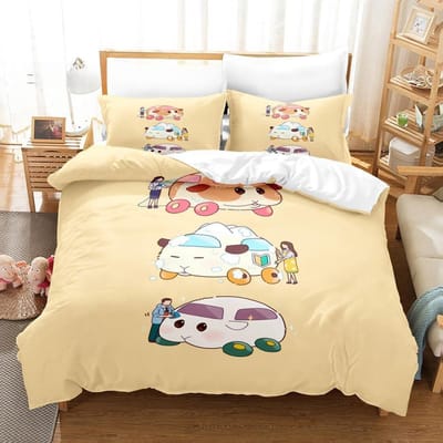 Pui Pui Molcar Beddengoed Collectie Enkel Tweepersoons Volledig Queen King Size Bed Collectie Volwassene Kind Slaapkamer Dekbedovertrek Collecties 3D Anime Met Beddengoed AU Double 180x210cm