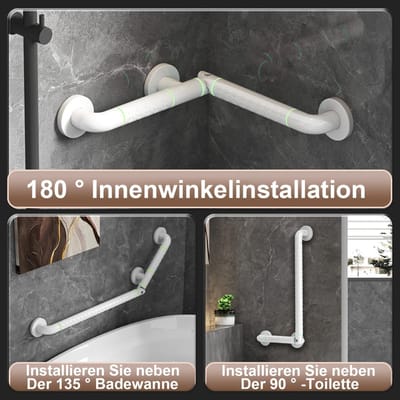 Veilige Handgrepen voor Senioren - Draaibare Antislip Badkamer en Douche Greep